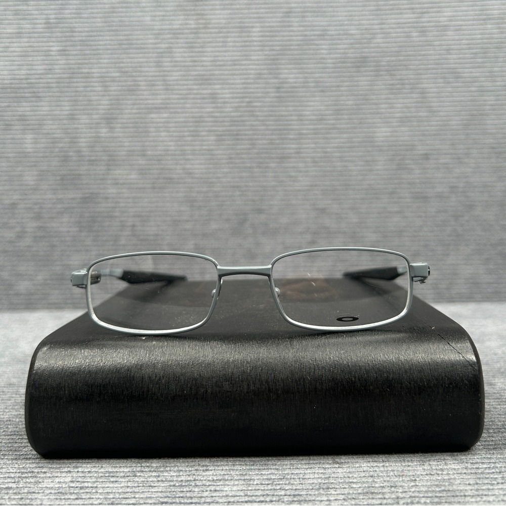 Oakley Rudder Satin Grey Rectangle Y2k Eyeglasses OX3171-0148 48-17-139 NEW